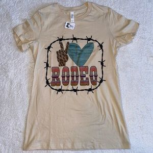 “Rodeo” tee shirt 
Tag size L 
NWOT